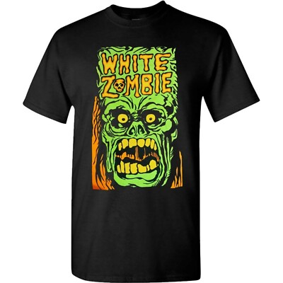 WHITE ZOMBIE cd lgo MONSTER YELL Official SHIRT LRG New rob zombie
