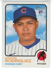 2022 Topps Heritage #291 Manuel Rodriguez RC (Cubs)