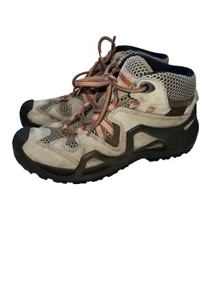 LOWA BORA GTX HIKING BOOTS Womens 7.5 Gore-Tex Brown Leather