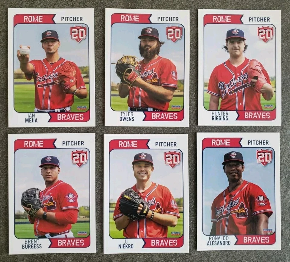2023 Rome Braves SINGLE CARDS from Team Card Set - CHOOSE YOUR PLAYER - Image 4 of 4