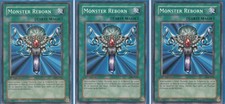 Yu-Gi-Oh! 3x Monster Reborn DDJ-F035 FR035 1ère Ed. INTROUVABLE EXCELLENT ETAT !