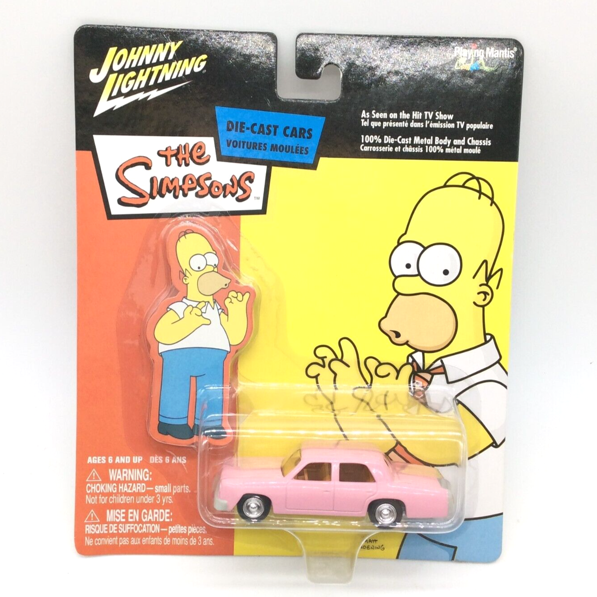 ミニカー HOTWHEELS JOHNNYLIGHTNING the simpsons Johnny Lightning The Simpsons MARGE'S CAR 1:64 Die-Cast Car