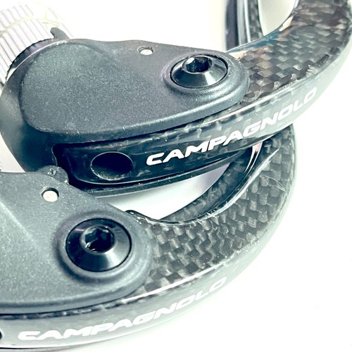 Campagnolo Record Barra End Palancas Freno Crono Tt Carbono Brake De Tiempo - Imagen 19 de 24