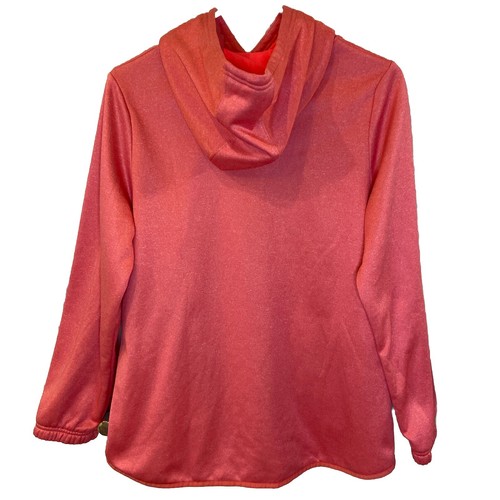 Under Armour Sweater Youth XL Pink Hoodie Pullover Pockets Long Sleeve Girls - Picture 4 of 6
