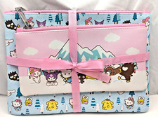 Set of 2 Hello Kitty and Friends Makeup Pencil Pouches Medium / Large KAWAII