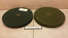 NOS Elastic Cotton Textile Webbing 1.5" x 20' Olive Drab Green MIL-W-5664