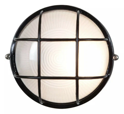Access Lighting 20294LEDDLP-BL/FST Nauticus LED Black Bulkhead round - Picture 1 of 6
