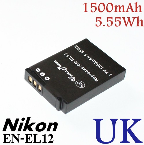 Batterie appareil photo Nikon EN-EL12 pour W300 et A1000