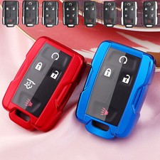 Transparent Car Remote Fob Key Cover Case For Gmc Yukon Sierra Canyon