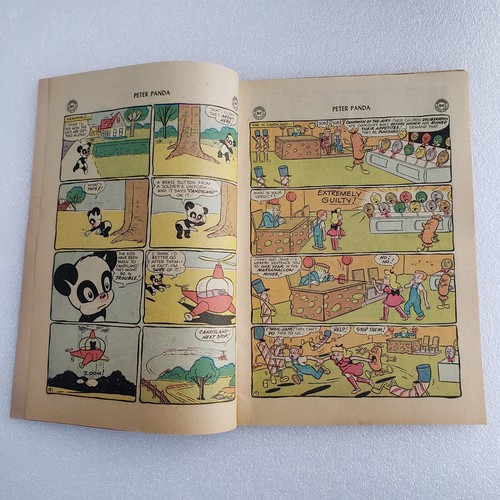 ~Peter Panda DC Comics #16 & #27 Silver Age 1956 Funny Animal Cartoon Humor - Picture 5 of 17
