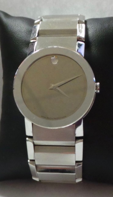 movado sapphire museum watch