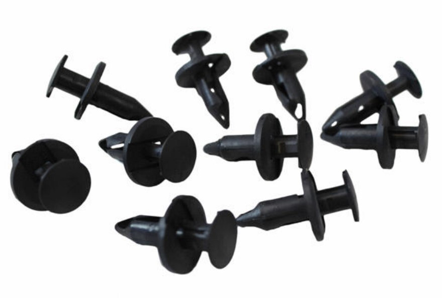 OEM NEW 11-16 Ford Wheel Well Liner Plastic Shield Retained Push Pins Clips - 10