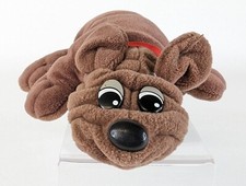 Vintage Tonka Pound Puppies  Rumple Skins    Brown Small Plush Stuffed Toy 1980s
