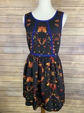 Kensie Womens Medium Watercolor Abstract Dress Sleeveless
