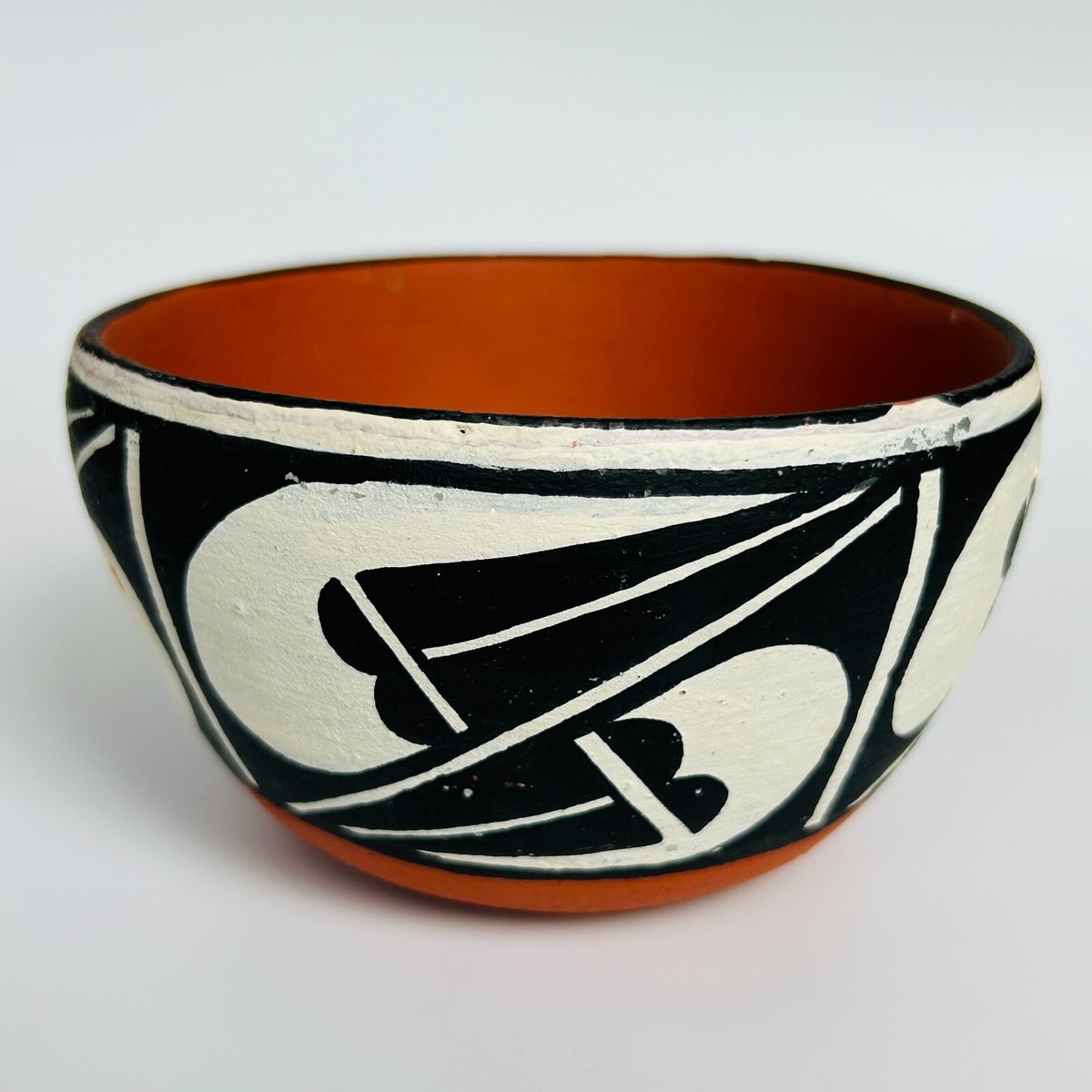 工芸品 Santo domingo pueblo pottery Santo Domingo Pueblo SDP Native Art Pottery Bowl Signed | eBay