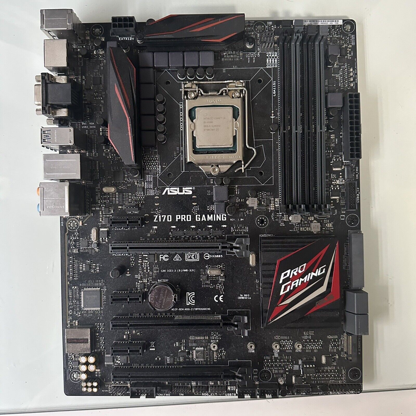 ASUS Z170 PRO GAMING Socket LGA 1151 ATX Carte Mère 90MB0MD0-M0EAY0)