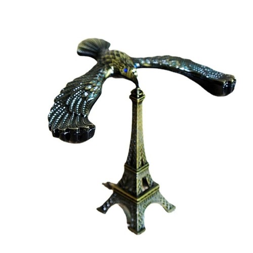 Ornament Eiffel Tower Building Home Office Decor Figurines Gravity Bird - Picture 9 of 16