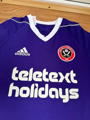 Sheffield United Away Shirt 2017 2018 FOOTBALL JERSEY SOCCER SHIRT SIZE Boys L - Picture 2 of 6