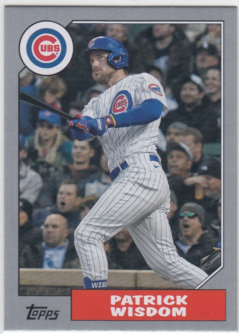 PATRICK WISDOM /99 TOPPS ARCHIVES SILVER BORDER PARALLEL CUBS #246 2022 22