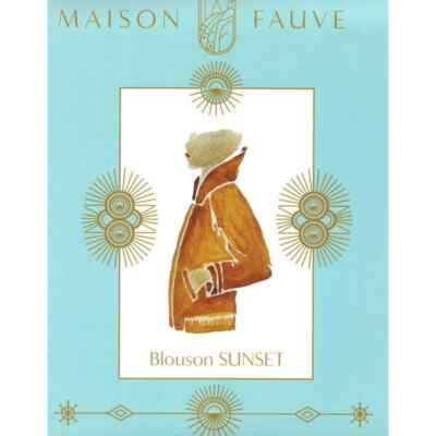 Maison Fauve bedrucktes Muster - Sonnenuntergang Jacke - Advanced