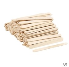 50 Stk Eisstiele Holzstiele basteln 20cm XL Holz Bastelholz Stiele Eisstiel Deko