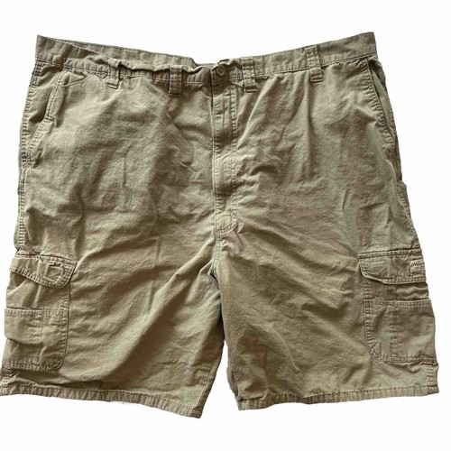 Wrangler Cargo Shorts Men's Size 48 Tan Authentic Hiking Outdoor Fishing Khaki