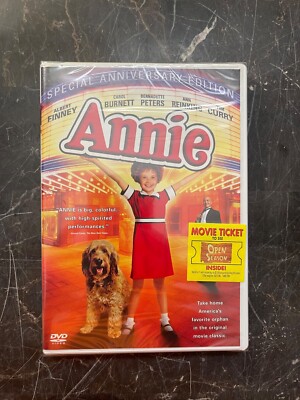 New Sealed Annie DVD 2004 Movie Special Anniversary Edition