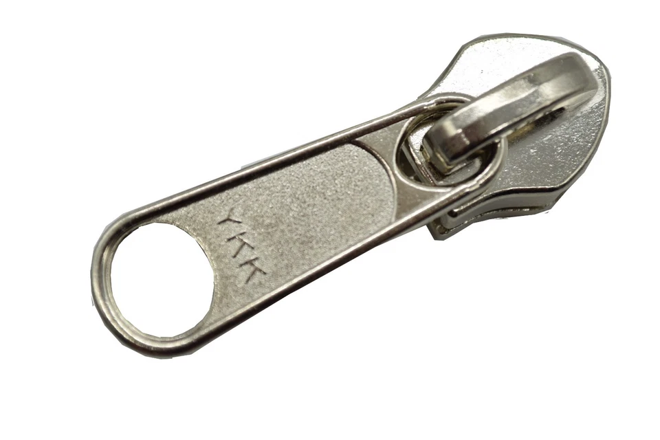 YKK freilaufender Schieber silbern für Spiralketten 10 mm - Bild 1 von 1