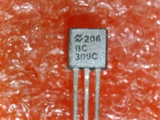 10 PC NATIONAL SEMI BC309C 20V PNP TO92 SMALL SIGNAL TRANSISTOR FREE US SHIPPING