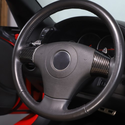 ABS Carbon Fiber Interior Steering Wheel Trim Cover Fits 2005-2013 Corvette C6 - Picture 2 of 8