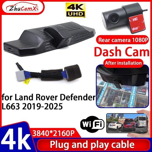 Plug and Play Car 4K Wifi Dash Cam Camera for Land Rover Defender L663 ...