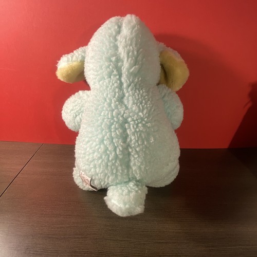 Vtg Westcliff Fuzzy Soft Lamb Blue Yellow Body Stuffed Animal Plush - Picture 7 of 13