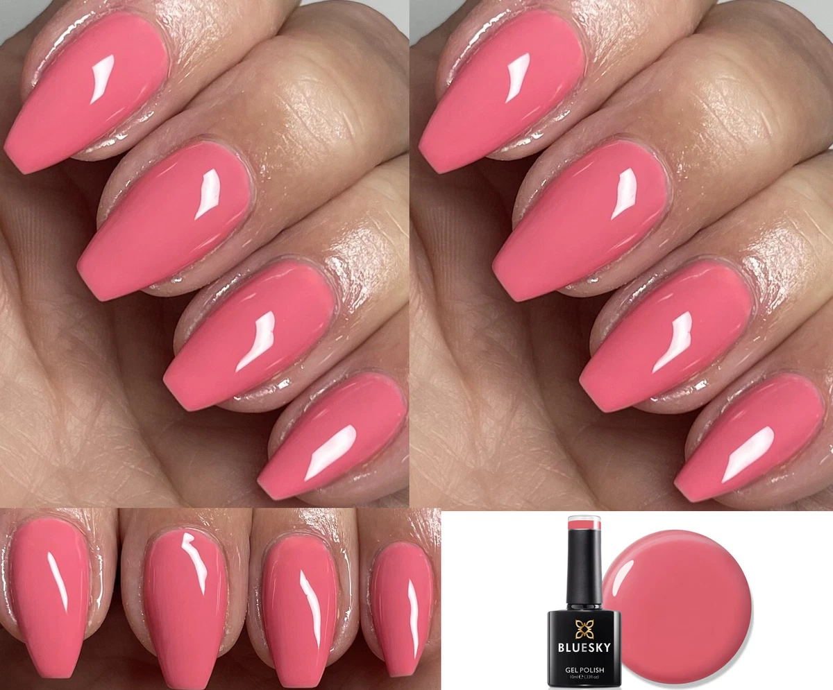 Hot Pink Press on Nails Short Round KQueenest Neon Pink Gel Glue on Nails  Petite Fake Nails with Color Summer Super Fit & Natural Reusable Pointy  Short Nails Stick on Nails in