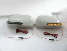 07~08~09~10~11~ 2014 MITSUBISHI LANCER SMOKE LED Signal Mirror Cover EVO Raliiar