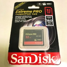 Sandisk Extreme Pro 32GB Compact Flash Memory Card CF 160MB/s UDMA7