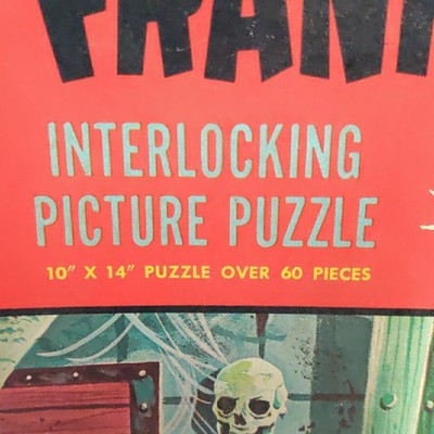 Vintage 1963 Jaymar Monster Puzzle Frankenstein Wolfman 10
