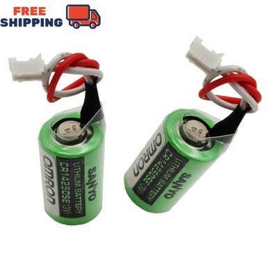 2pcs CJ1W-BAT01 Battery FOR OMRON 3V PLC CP1H CP1L CR14250SE-R Non-rechargeable