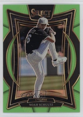2025 Panini Select Concourse Neon Green Prizm 20/49 Noah Schultz #35 1n8m