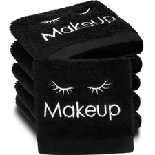 Shimeyao 13x13 Inch Makeup Washcloths Reusable Makeup Remover Cloths Facial C...