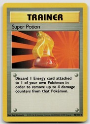 Super Potion 90/102 Base Set Unlimited Uncommon Trainer