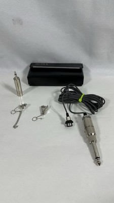 Sony ECM-150T Electret Condenser Lavalier Microphone Kit w/ Case Clips Adapter 