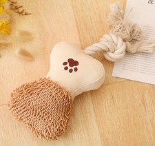 Pet cotton rope toy, dog voice making canvas, grinding teeth, teasing dog toy