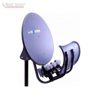 Wavefrontier Satspiegel Toroidal T55  Antenne inkl 5xTwin-LNB für 2xSatreceiver