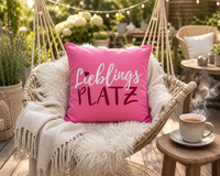 Outdoor Dekokissen Lieblingsplatz Pink 45X45 Cm Gartenkissen Mit FüLlung Lounge