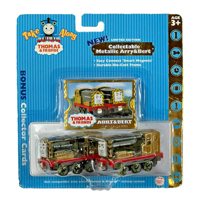 Thomas the Tank Engine 2007 Arry & Bert Take Along Motoren + Fehler auf Karte RAR