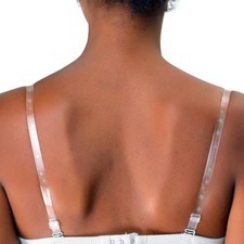 Adjustable Non-slip Seamless Bra Shoulder Straps Design with Stars- Transparent