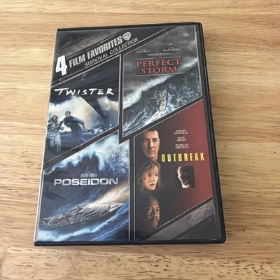 Twister & Poseidon & The Perfect Storm & Outbreak (DVD) OOP Authentic US Release