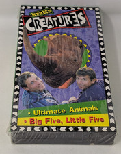 Kratts Creatures Ultimate Animals Big Five Little Five 1996 VHS Tape New Sealed