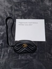 Authentic Gucci Marmont GG Belt Black Leather bag READY TO SHIP 