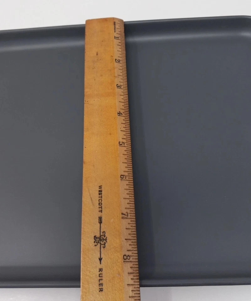 Bandeja Bandeja Eco Ekobo Biobu Lote 2 Gris Compuesto Libre de BPA Minimalista 12.5x8.5" Foto 3 de 4